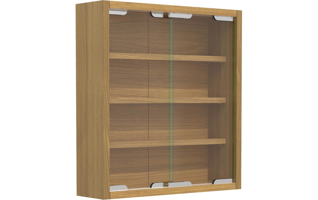 VCM Vitrine Agisa S 37 x 40 cm,  Hêtre