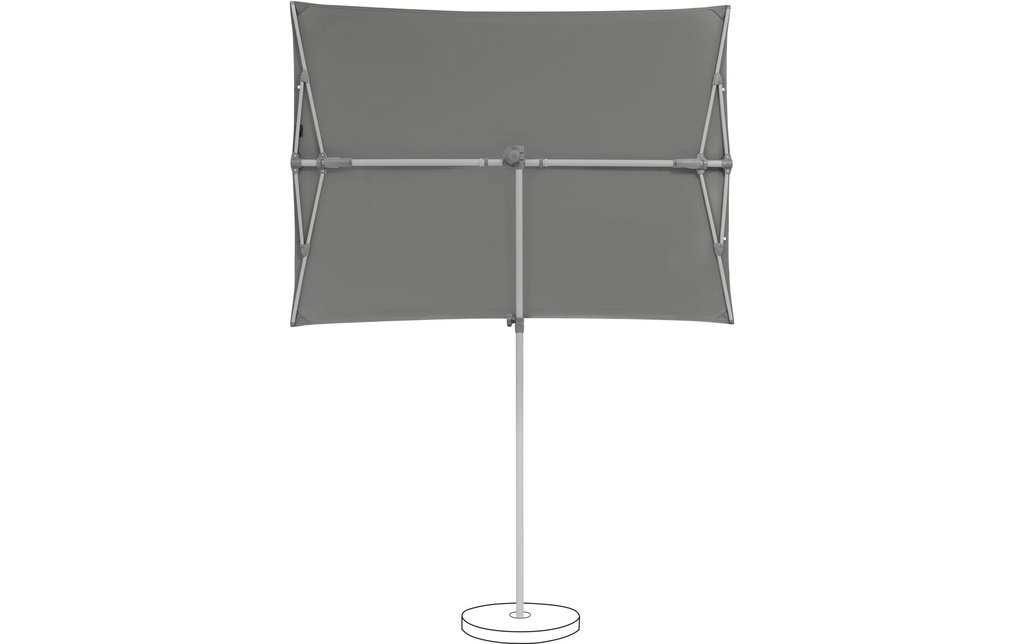 Suncomfort by Glatz Parasol Flex Roof 195 x 140 cm, Stone Grey