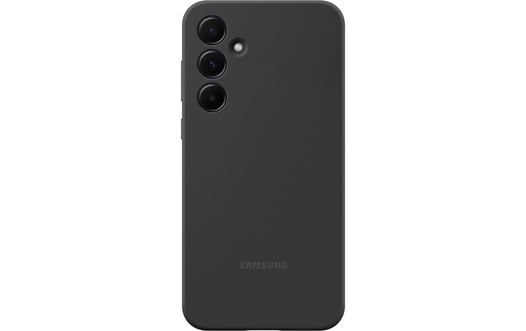 Samsung Coque arrière Silicone Galaxy A55 5G Noir