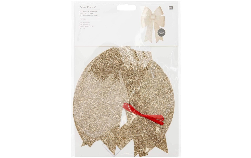 Rico Design Kits de bricolage Ruban à paillettes Or