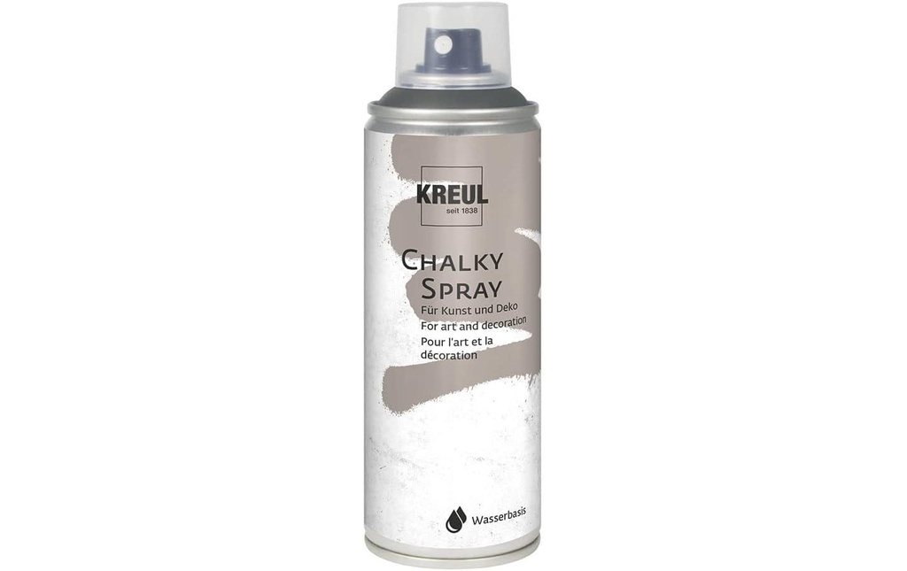 Kreul Peinture aérosol Chalky Gris volcanique, 200 ml