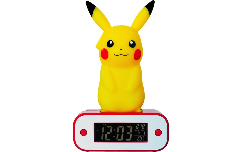 Teknofun Réveil Pikachu avec lampe LED