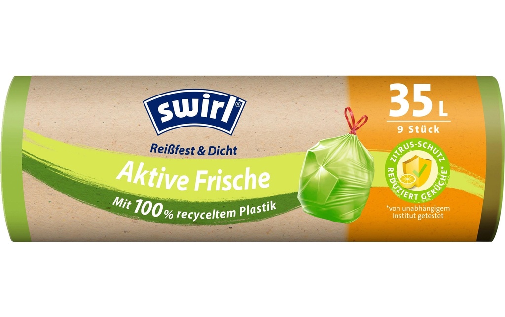 Swirl Sacs poubelle Fraîcheur Active 35 l, 9 Pièce/s