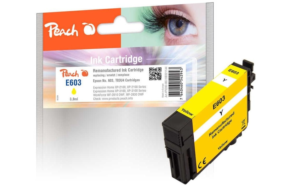 Peach Encre Epson T03U4/ No. 603 Yellow