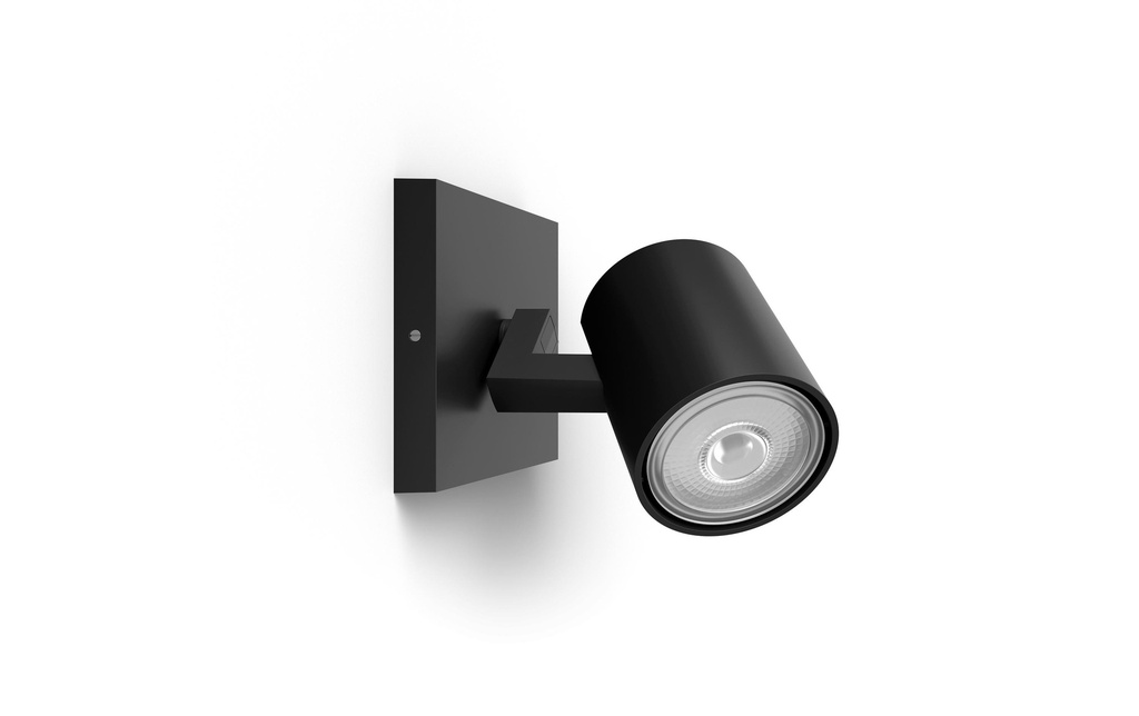 Philips Spot encastré Runner 1 x GU10, 20W, noir