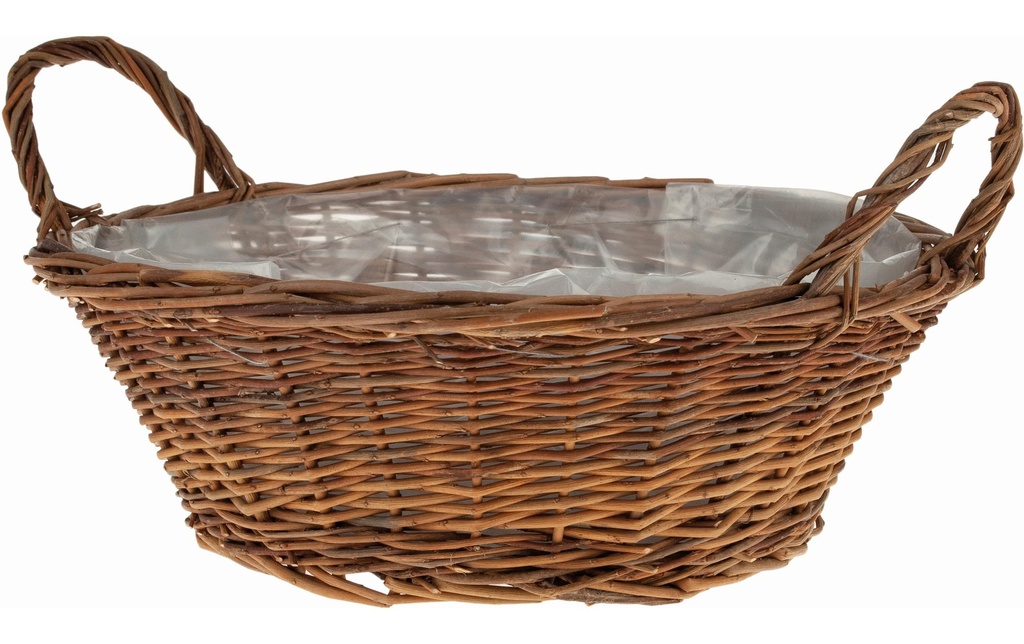 Opiflor Panier en osier James, 30 cm Brun