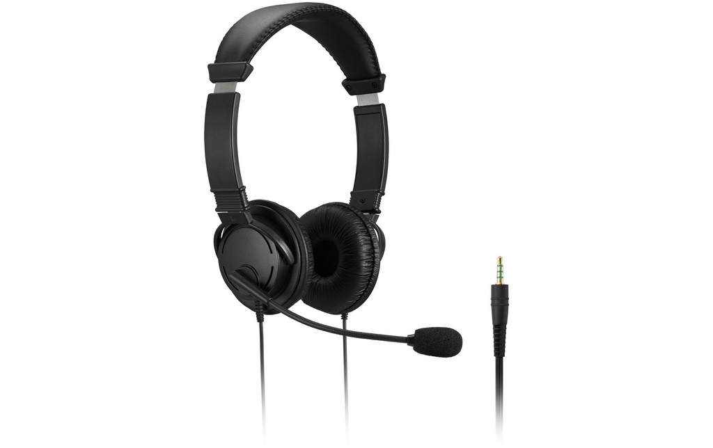 Kensington Casque avec micro Casque hi-fi avec microphone et réglage du volume