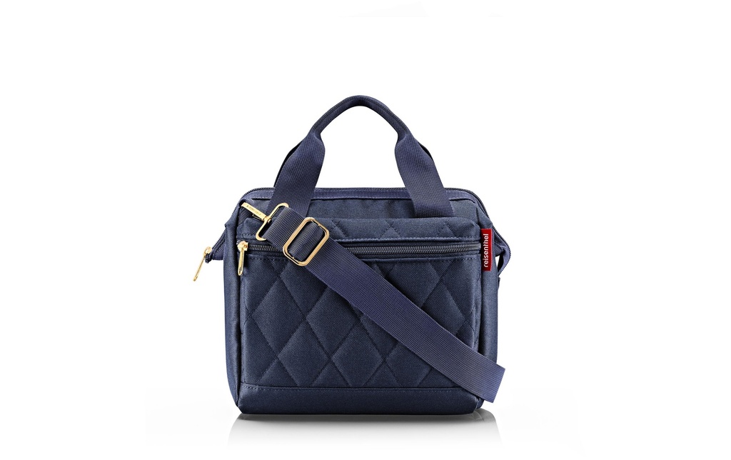 Reisenthel Sac à bandoulière Allrounder Cross Rhombus Midnight Gold