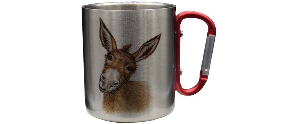creanorm Tasse en acier inoxydable L'âne 330ml