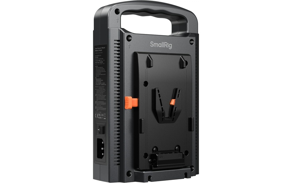Smallrig Chargeur de batterie V-Mount à deux canaux