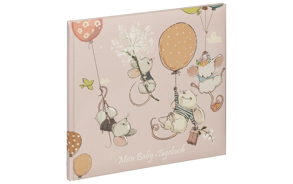 Pagna Album de bébé Fête des souris Rose pâle