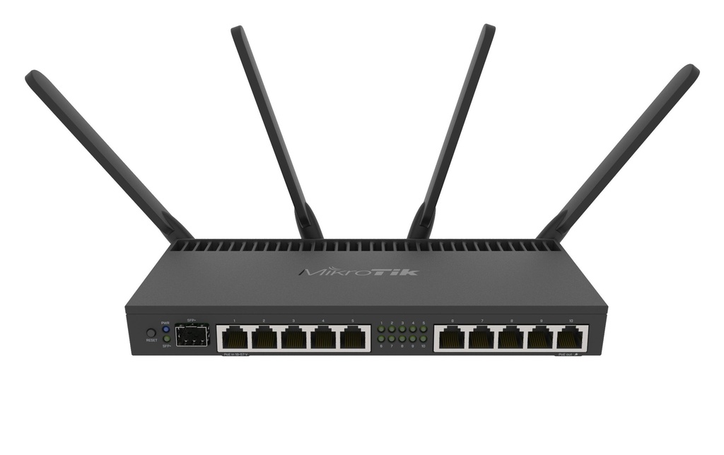 MikroTik Routeur VPN RB4011iGS+5HacQ2HnD-IN .10Gbps capable