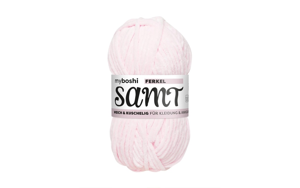 myBoshi Laine Chenille velours porcelet 100 g, 100 m