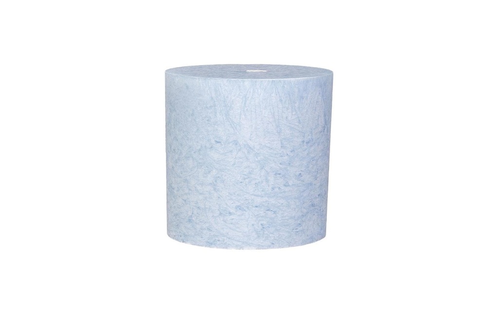 Herzog Kerzen AG Bougie pilier Kristallo Cylindro Ø 6 cm x 6 cm Bleu pastel