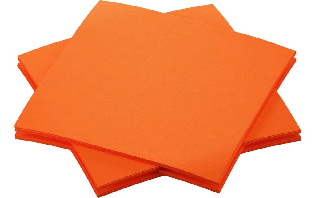 Duni Serviettes à cocktail 20 cm x 20 cm, 180 Pièce/s, Orange