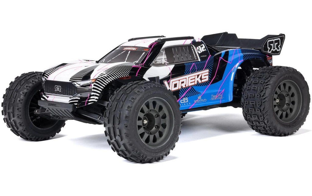 Arrma Stadium Truck Vorteks Mega 550 2WD 1:10, ARTR, bleu