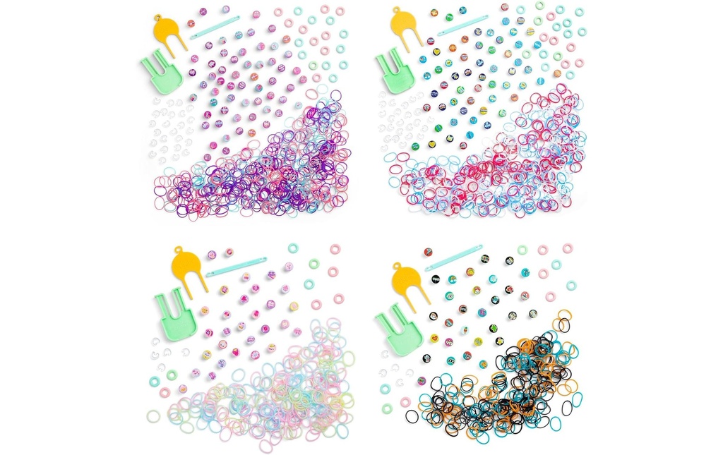 BANDAI Kits de bricolage Rainbow Loom – Beadmoji