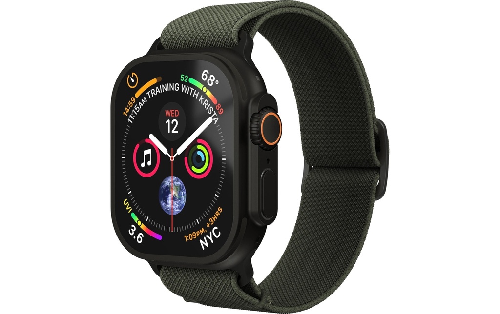 Vonmählen Bracelet Classic Nylon Loop Apple Watch 44/45/46/49 mm Black