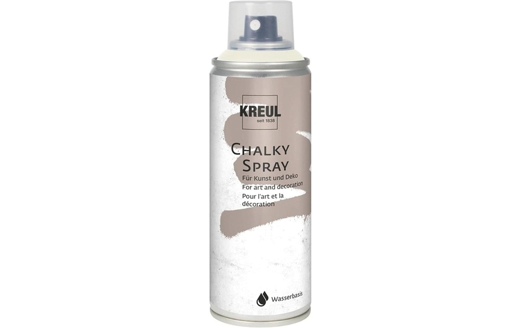 Kreul Peinture aérosol Chalky Coton blanc, 200 ml