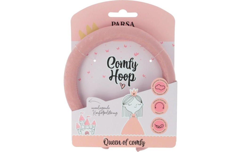 Parsa Beauty Hair Hero Comfy Hoop for kids, rose 1 pièce