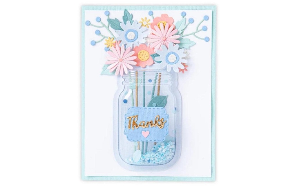 Sizzix Making Essential – Dômes de shaker, verre, 6 coupoles