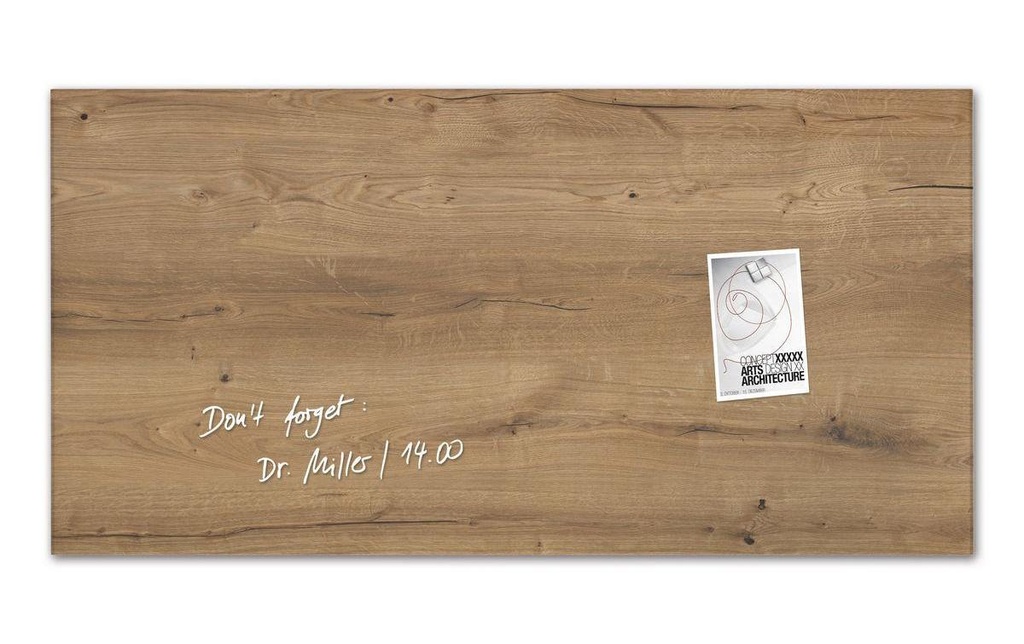 SIGEL Tabl.magnét.91x46 NaturalWood
