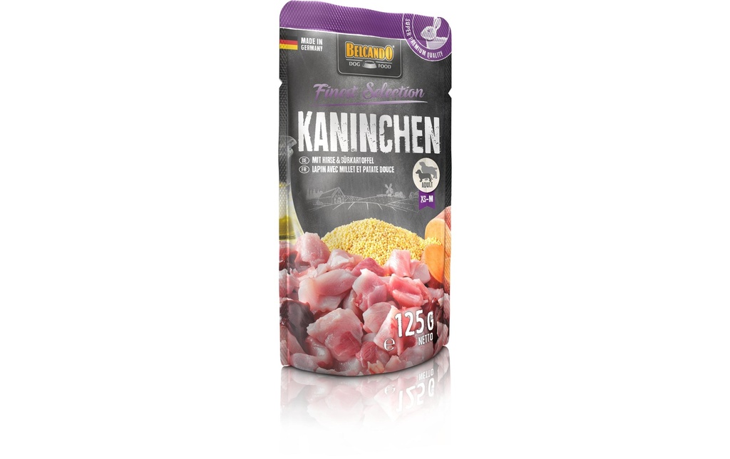 Belcando Alimentation humide Finest Selection lapin, 125g