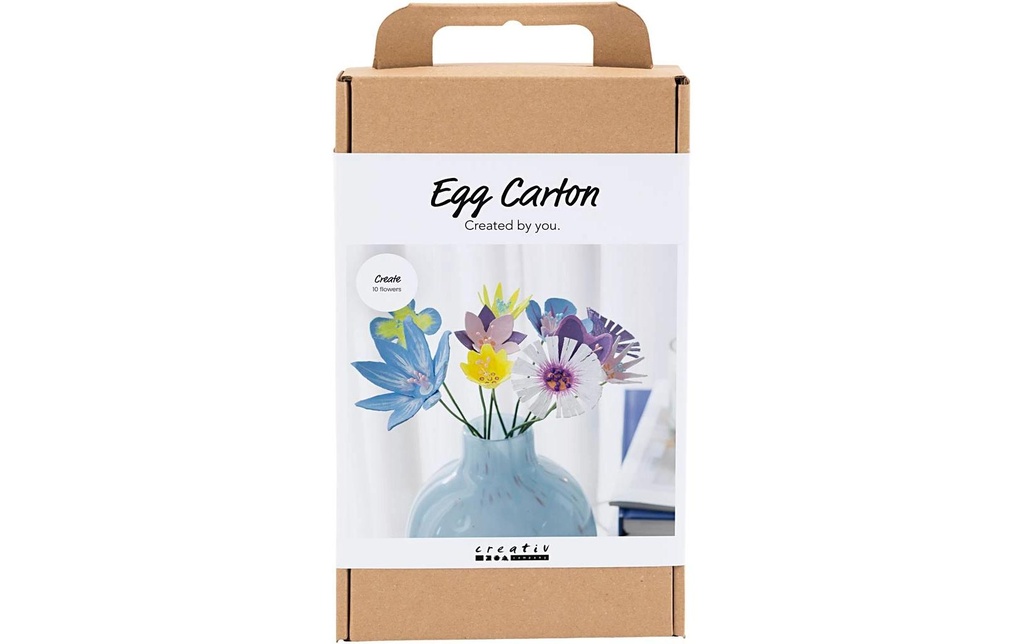 Creativ Company Kits de bricolage Boîte à œufs Couleurs pastel