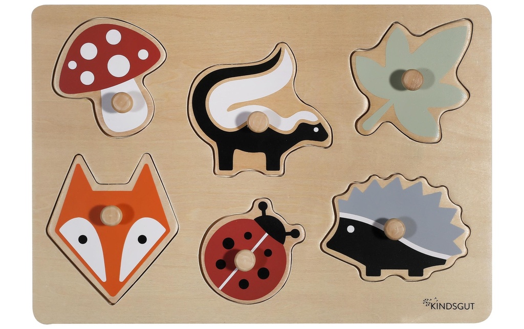 Kindsgut Jeux d’emboîtement Puzzle de la forêt