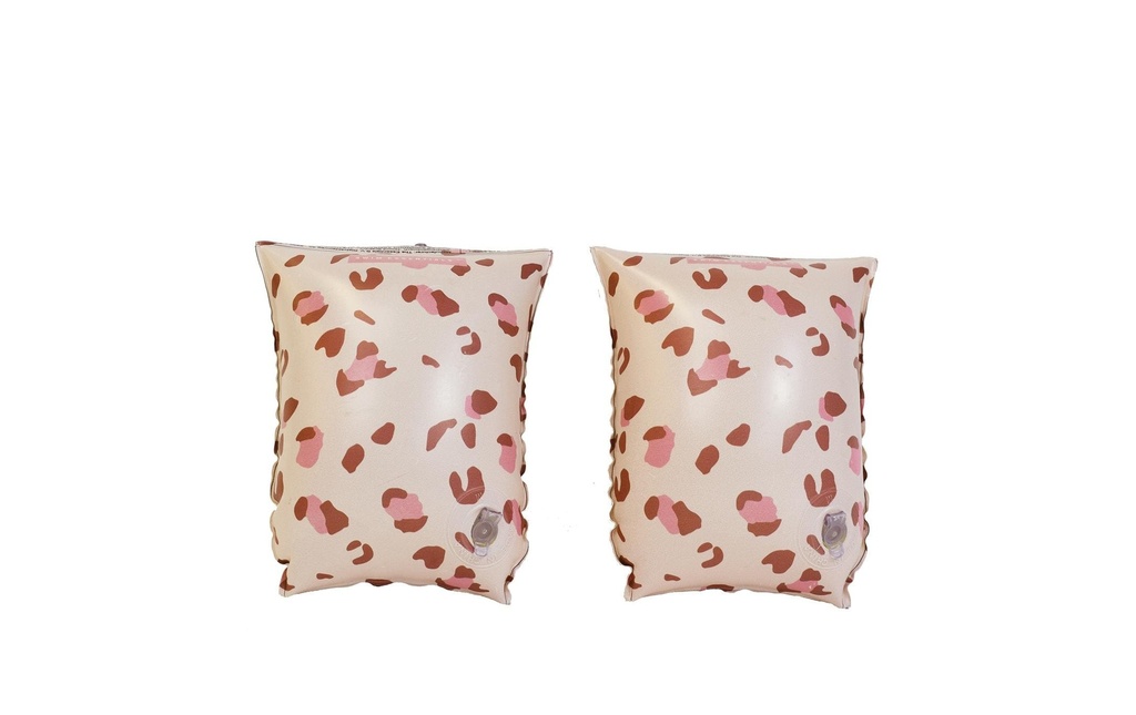 Swim Essentials Brassards de natation 2-6 ans Leopard Old Pink