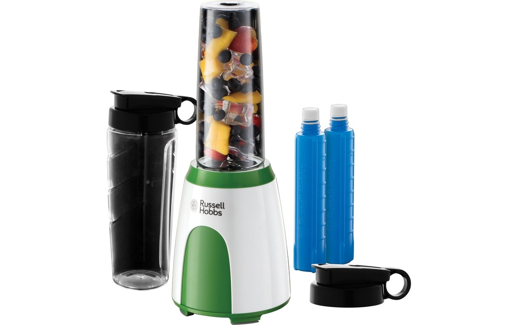 Russell Hobbs Appareils à smoothies Explore Maker Mix & Go Cool Vert/Blanc