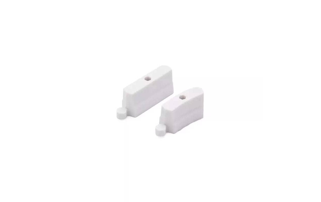 Turbo Racing Glissière de sécurité, Blanc, 50 pièces, 1:76