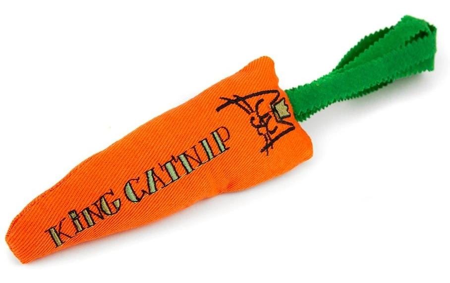 King Catnip Jouet pour chat Carotte 26 x 3.5 x 6 cm
