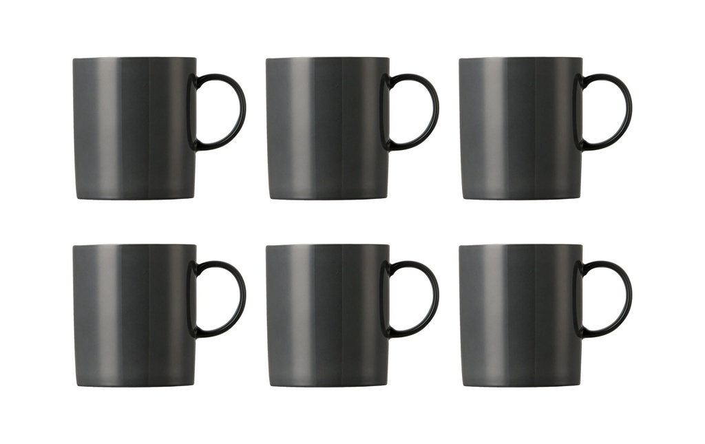 THOMAS Gobelet à café Sunny Day 300 ml, 6 Pièce/s, Gris foncé