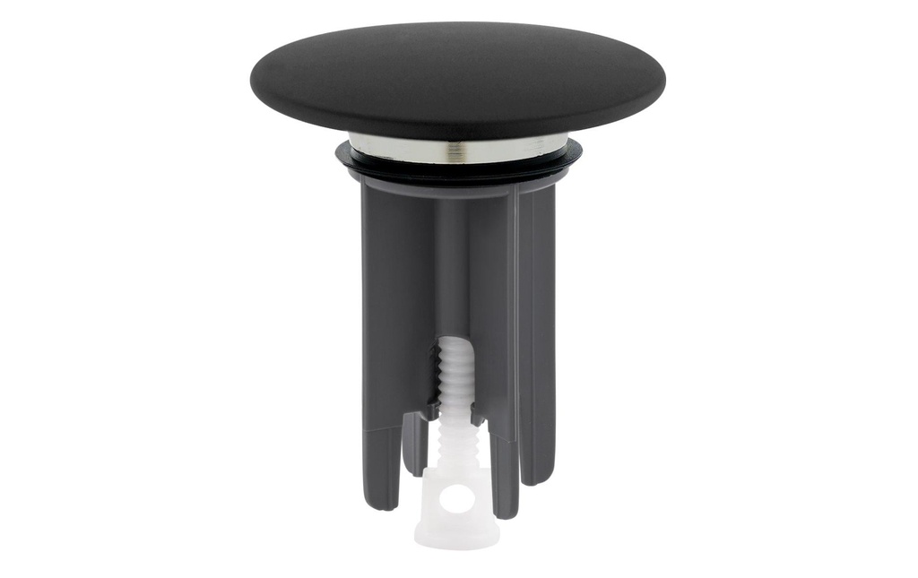Mateu Bouchon de lavabo Snap Ø 63 mm, Noir