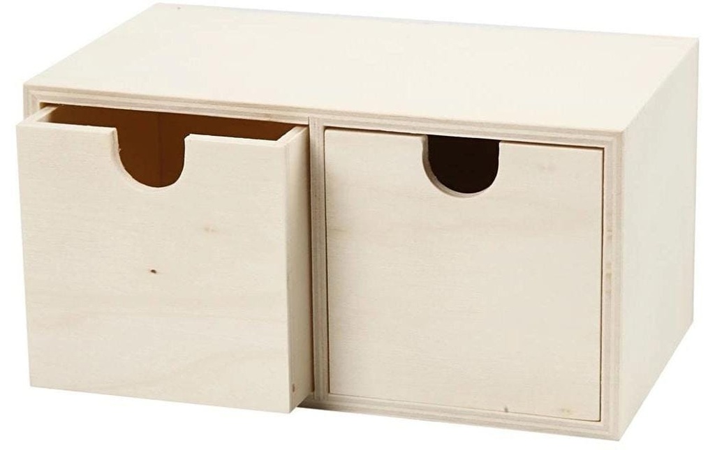 Creativ Company Article en bois Boîte avec tiroirs 1 Pièce/s