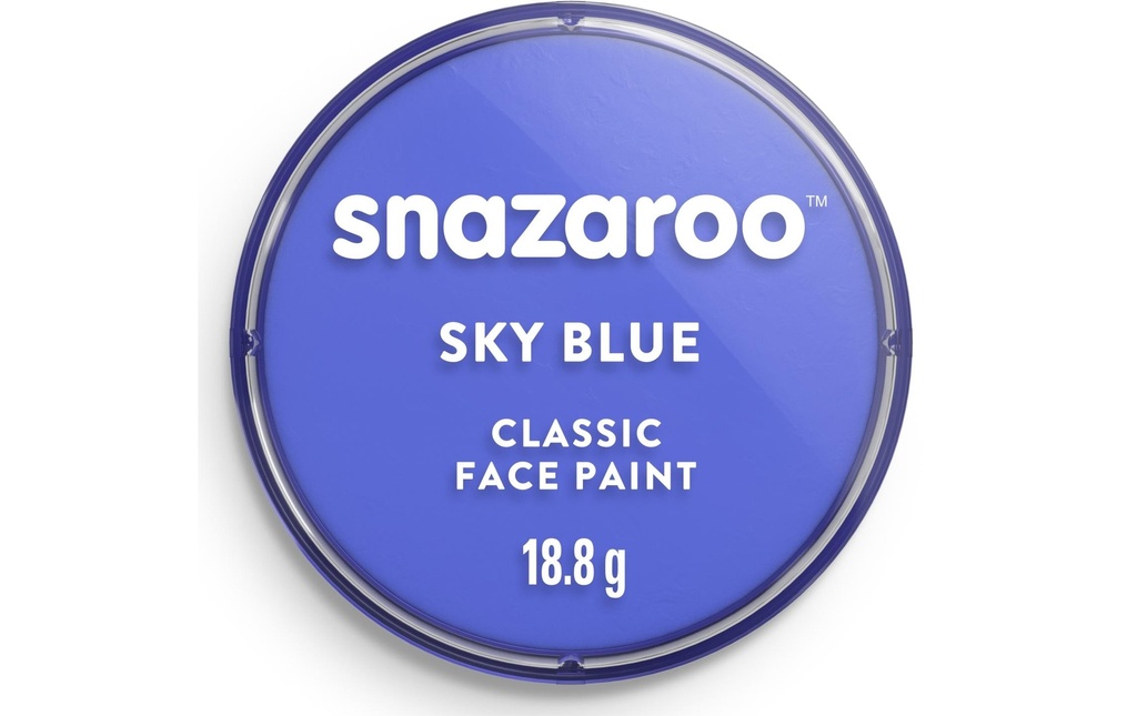 Snazaroo Couleur de maquillage Blister 18 ml, Bleu ciel