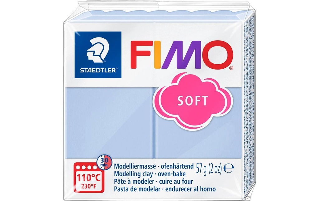 Fimo Matière à modeler Soft Bleu sérénité