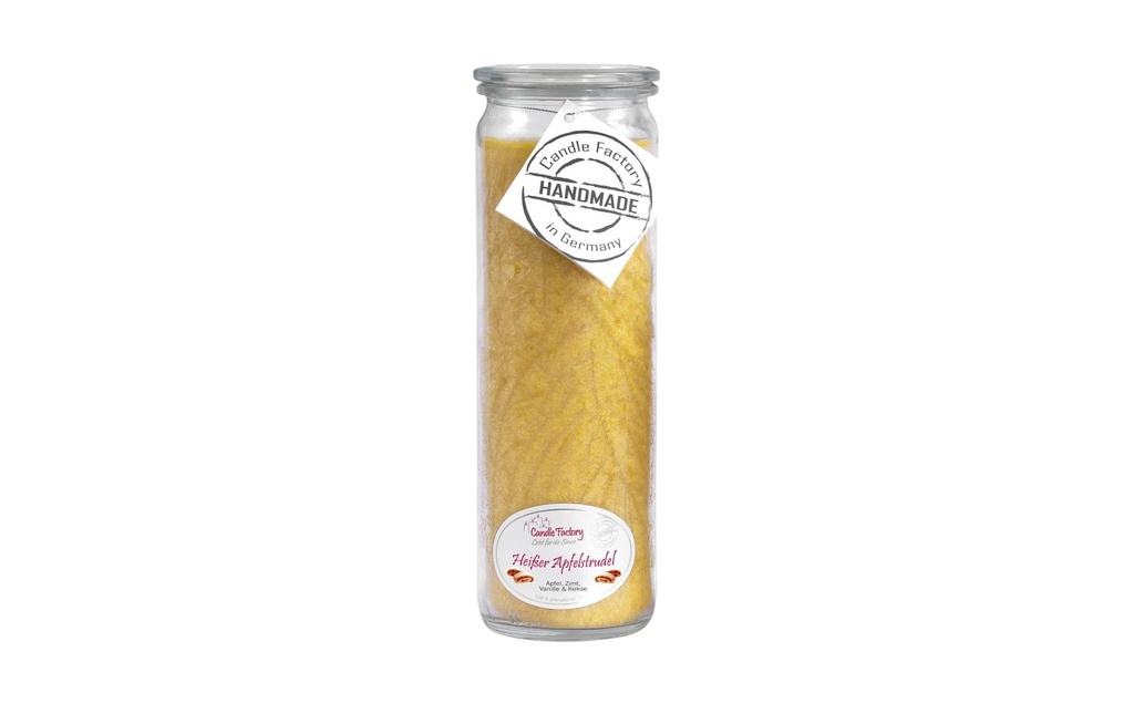 Candle Factory Bougie parfumée Big Jumbo Strudel aux pommes chaud
