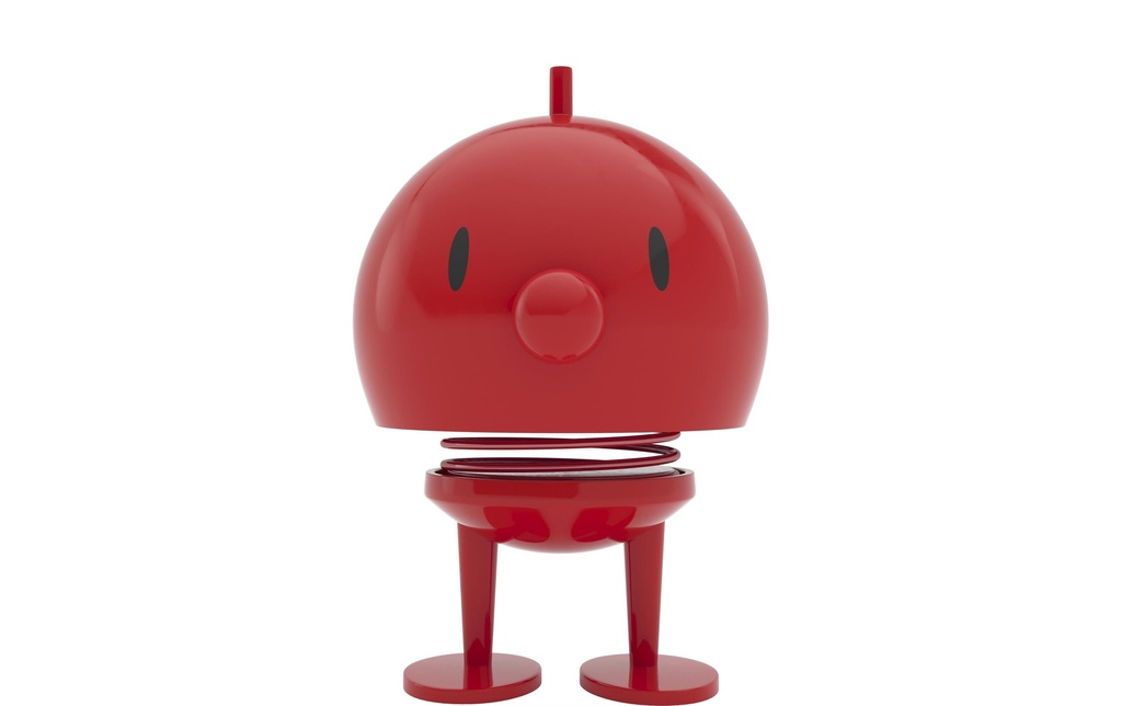 Hoptimist Objet à exposer Bumble Classic L 15 cm, Rouge