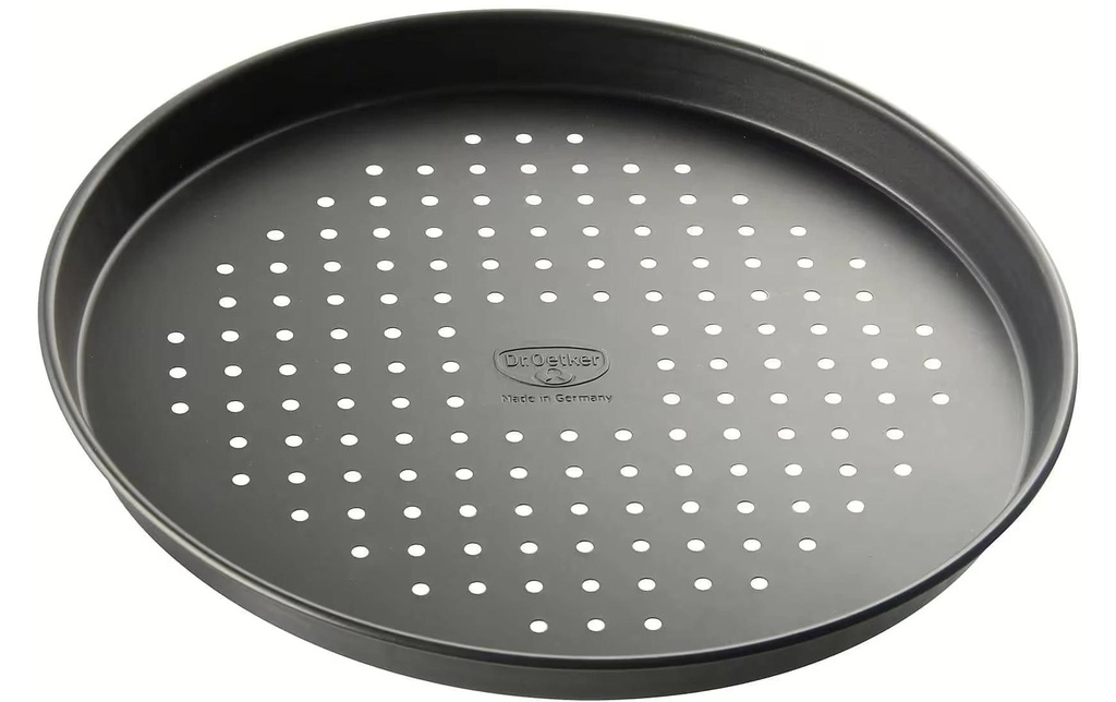 Dr.Oetker Plaque à pizza Tradition, perforé, 28 cm