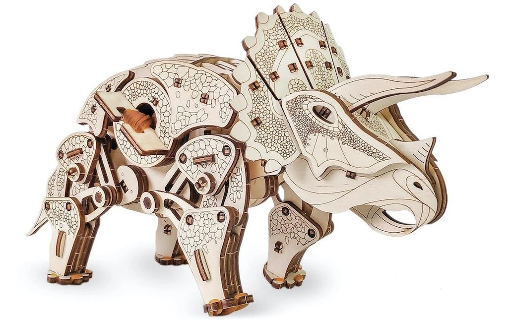 Eco-Wood-Art Kits de montage Triceratops