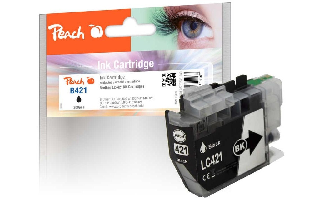 Peach Encre Brother LC-421BK noir