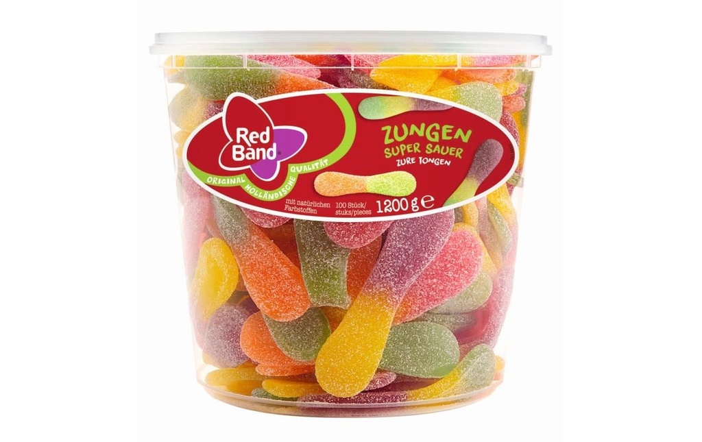 Red Band Bonbons gommeux Langues acides 1.2 kg