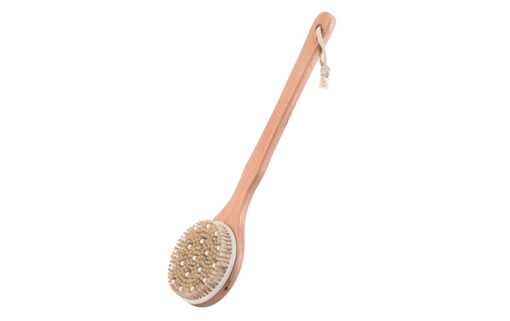 MSV Brosse pour le corps pour le massage 41 cm, Brun