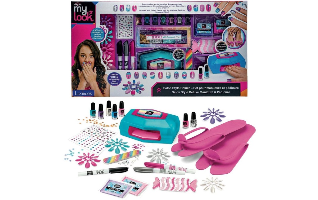 Cra-Z-Art Set de jeu de stylisme ongulaire My Look manucure et pédicure
