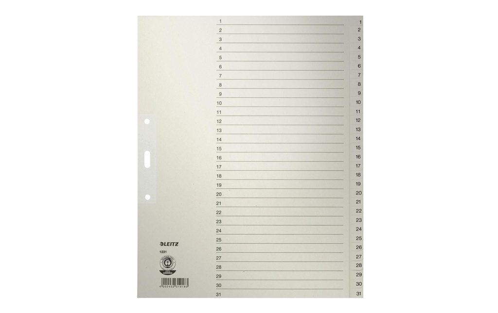 Leitz Registre A4 1-31