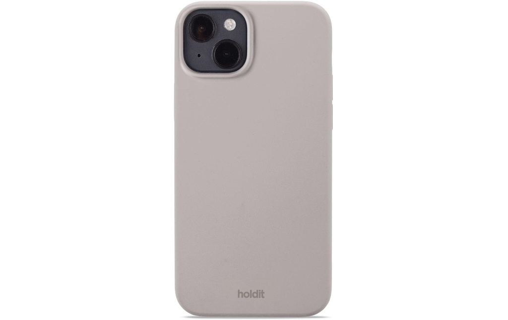 Holdit Coque arrière Silicone iPhone 14 Plus Taupe
