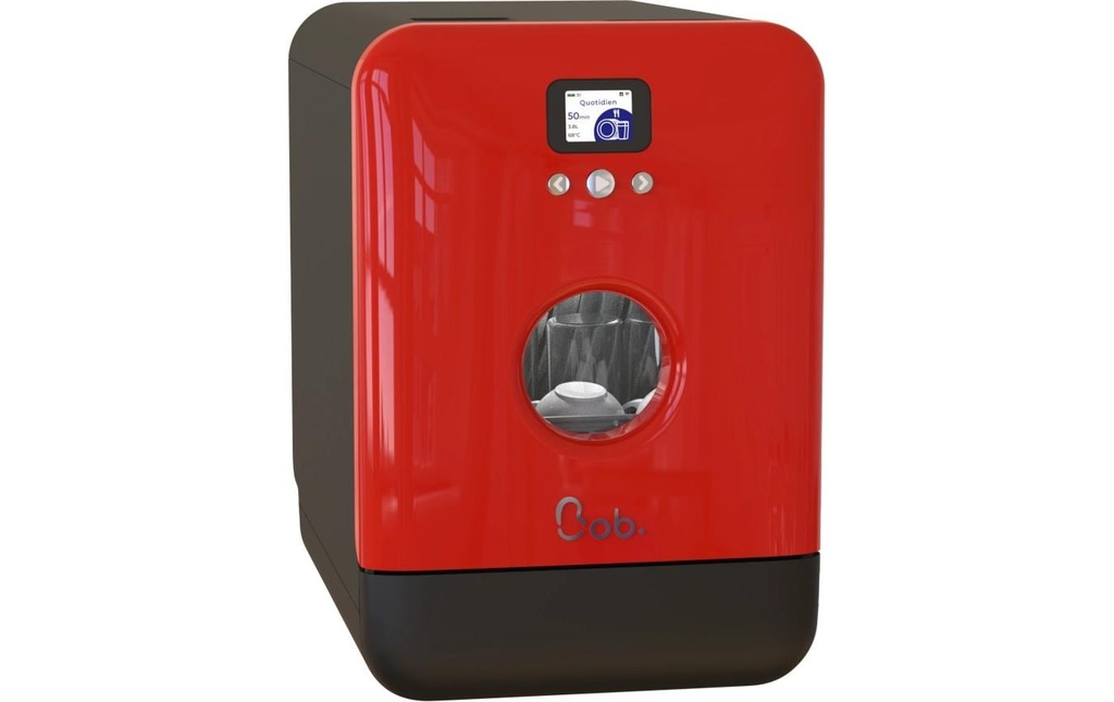 Daan Tech Lave-vaisselle de table Bob Noir/Rouge