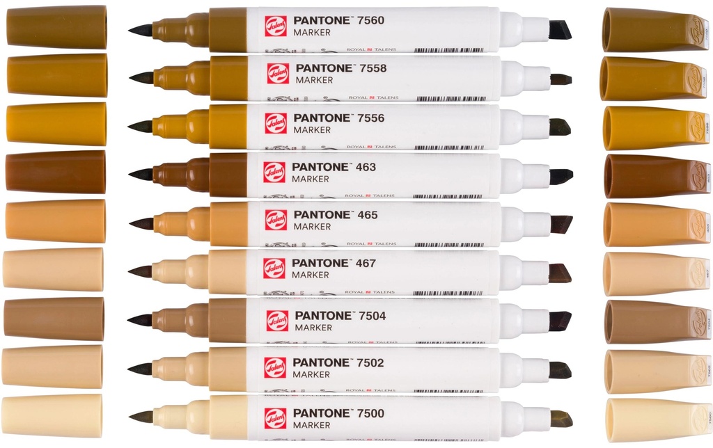 Talens Marqueur Pantone 9x Set Brown